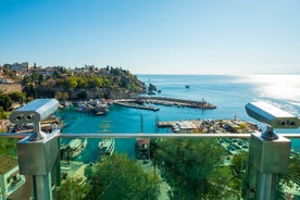 Harbor in the old city of Antalya Kaleici Old Town. Antalya, Turkey.