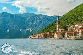 Esclusivo giro in motoscafo nella baia di Kotor con pranzo e spiaggia