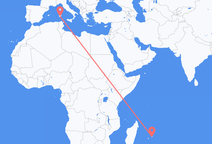 从毛里求斯主岛飞往卡利亚里的航班