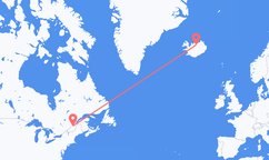 Flights from Quebec City to Akureyri
