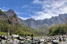 引导步行路线到Caldera de Taburiente