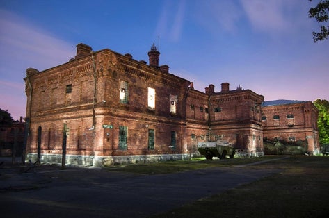 Karosta prison,Liepaja,Latvia at night