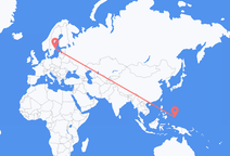 Flights from Koror to Stockholm