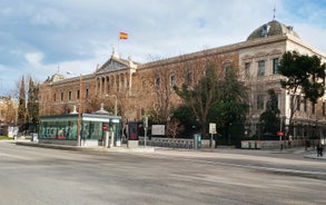 The Puerta del Sol square is the main public space in Madrid. In the middle of the square is located the office of the President of the Community of Madrid.