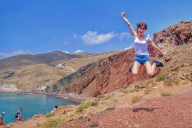 Tour de 2 días en autobús por Santorini con crucero volcánico