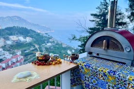 Experiência de classe de pizza na costa de Amalfi