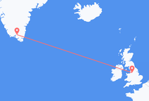 Vuelos de Narsarsuaq a Manchester