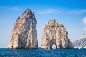 Excursión privada: costa de Amalfi y crucero a Capri