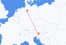 Hannover nach Ljubljana