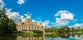 Photo of panorama of New City Hall in Hannover in a beautiful summer day, Germany.