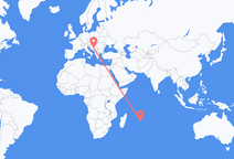 Flyg från Rodrigues, Mauritius till Tuzla, Bosnien och Hercegovina