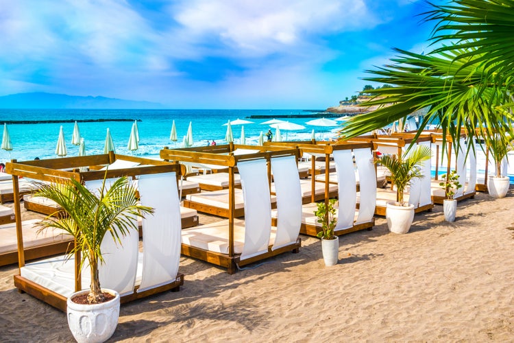 Beach in Costa Adeje, Tenerife, Canary Islands, Spain