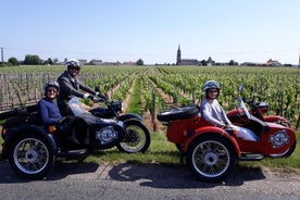 Halvdag privat tur i Saint-Emilion i en sidecar