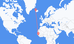 Vols de Conakry à Reykjavik