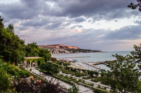 Photo of Balchik Palace of Romanian Queen Marie at Bulgarian Black Sea coastline, Balchik, Bulgaria.