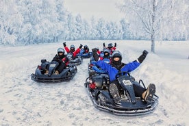 Karting sur glace arctique