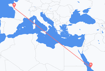 Flüge von Dschidda nach Nantes