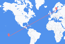 Vols de Fakarava pour Stockholm