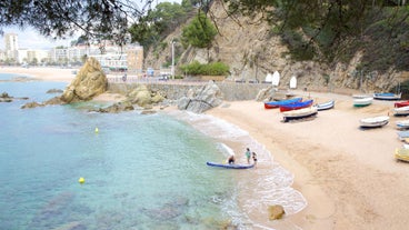 Photo of the famous resort of the Spanish Costa Brava in Lloret de Mar 