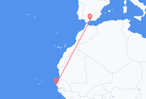 Flights from Dakar to Málaga