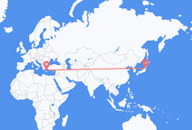 센다이 출발, 산토리니 도착 항공편
