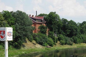 Kayak at the Latvian-Lithuanian border, biggest inland dune