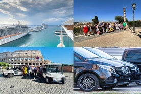 Rome Golf Cart Tours for cruisers (5/7 hrs)