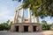 photo of Trento (Italy) - The mausoleum of Cesare Battisti on the top of Doss Trento overlooking the city .