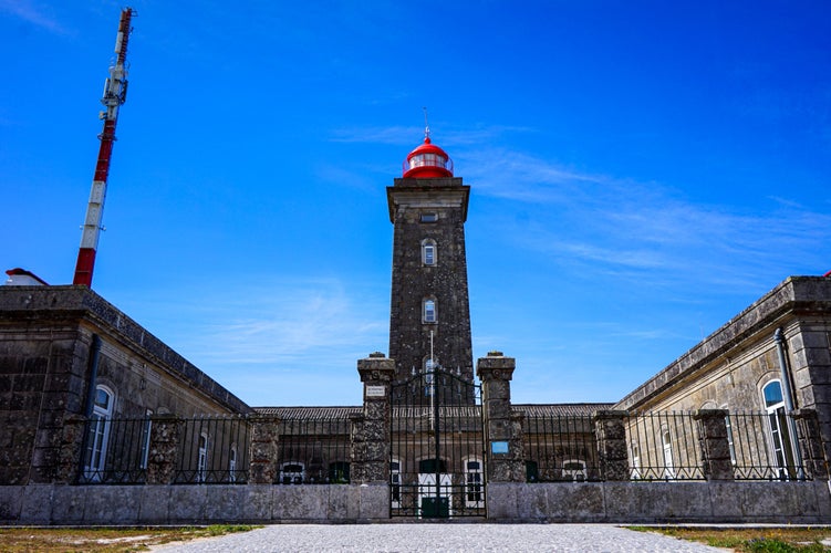 Classic Lighthouse architecture at Montedor, Viana do Castelo, Portugal