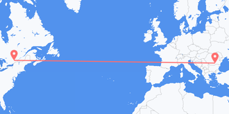 Flights from Canada to Romania