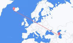 Flights from Baku to Reykjavík