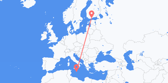 Finland to Malta