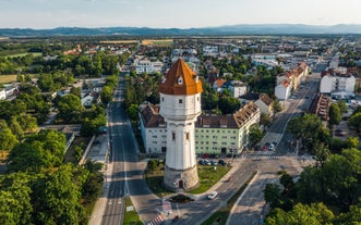 Aerial View Of Graz City Center - Graz, Styria, Austria, Europe.