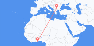 Ghana to Bulgaria
