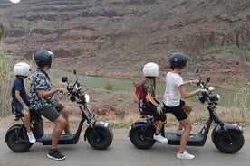 Tour guidato in e-Scooter a 2 posti Playa Ingles o Montagna Ayagaures 