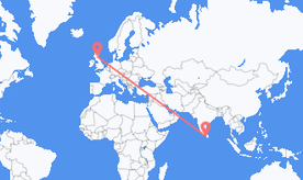 Flights from Sri Lanka to Scotland