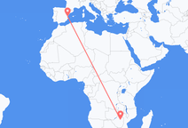 Harare to Valencia