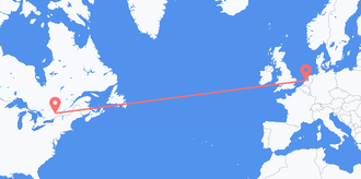 Flüge von Kanada nach die Niederlande