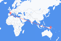 Port Moresby to Valencia