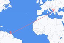 Paramaribo to Tirana
