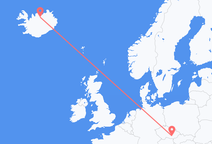 Flyrejser fra Akureyri, Island til Brno, Tjekkiet