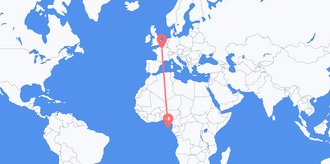 Voli di São Tomé e Principe per la Francia