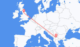 Flüge von England nach Nordmazedonien