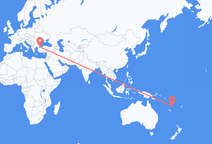 Flyreiser fra Emae, Vanuatu til Istanbul, Tyrkia