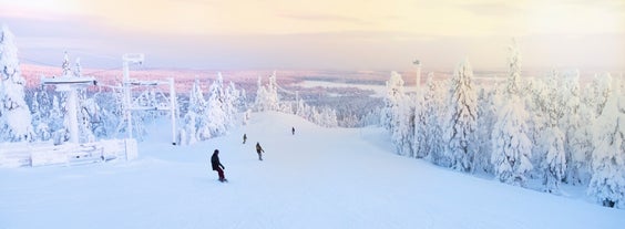 Photo of the blue Baltic Sea beach in Kalajoki, Finland.