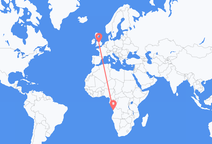 Luanda to Birmingham