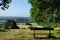 Photo of views from Newlands Corner on a sunny summer's morning, UK.