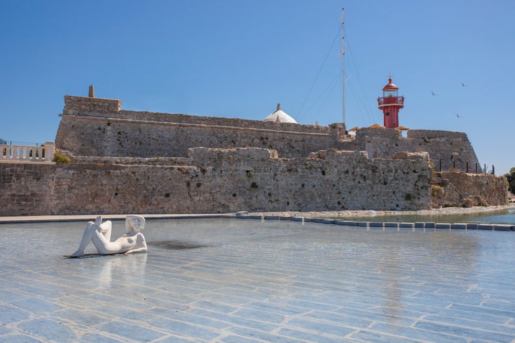 Santa Catarina Fort of Figueira da Foz, Portugal. It is believed that the foundations of this fortification date back to the reign of King John I (1385-1433)