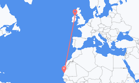 Vols de la Mauritanie vers l’Irlande du Nord