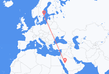 Flights from Medina to Stockholm